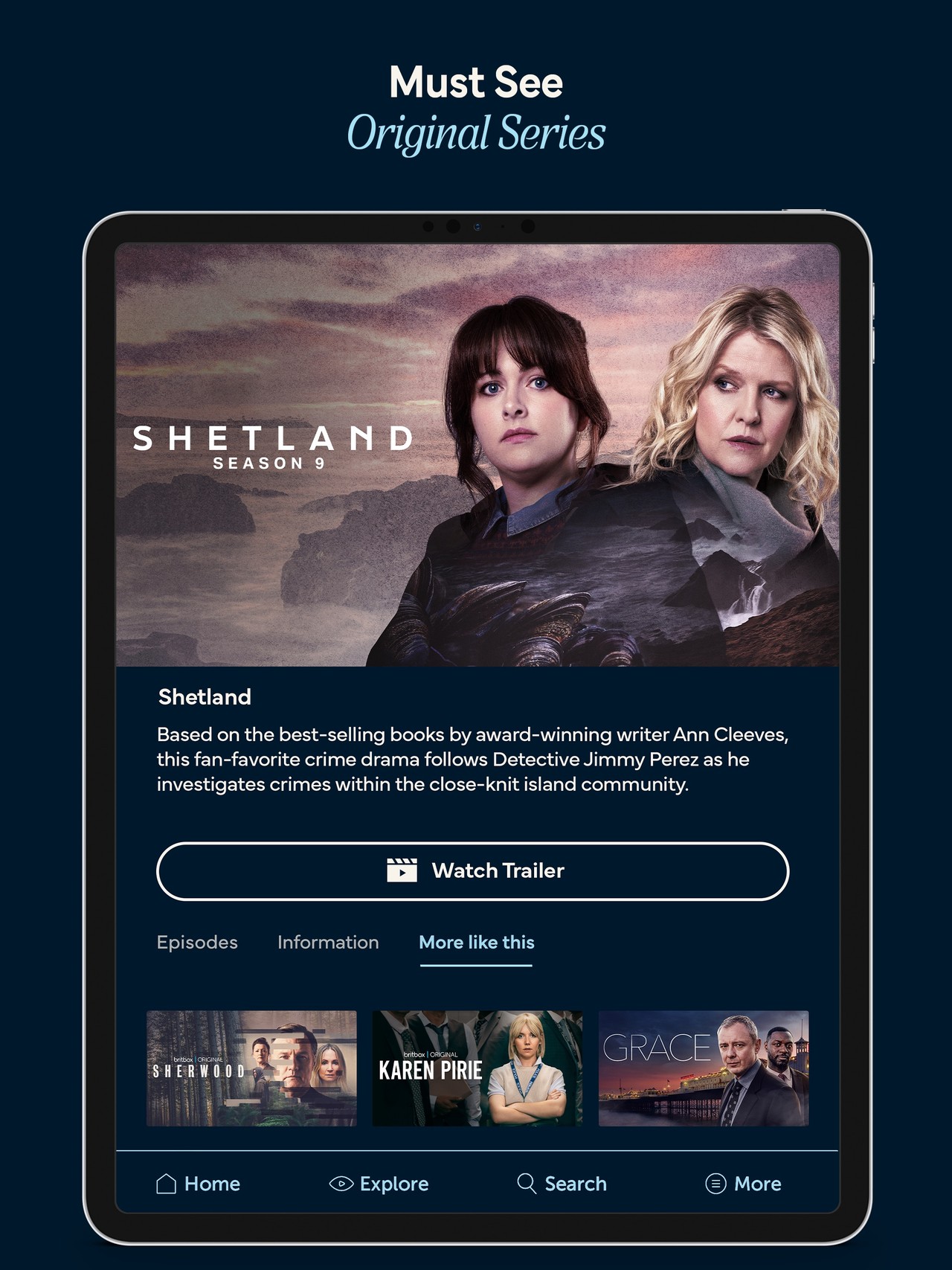 BritBox: The Best British TV iPad screenshot 2