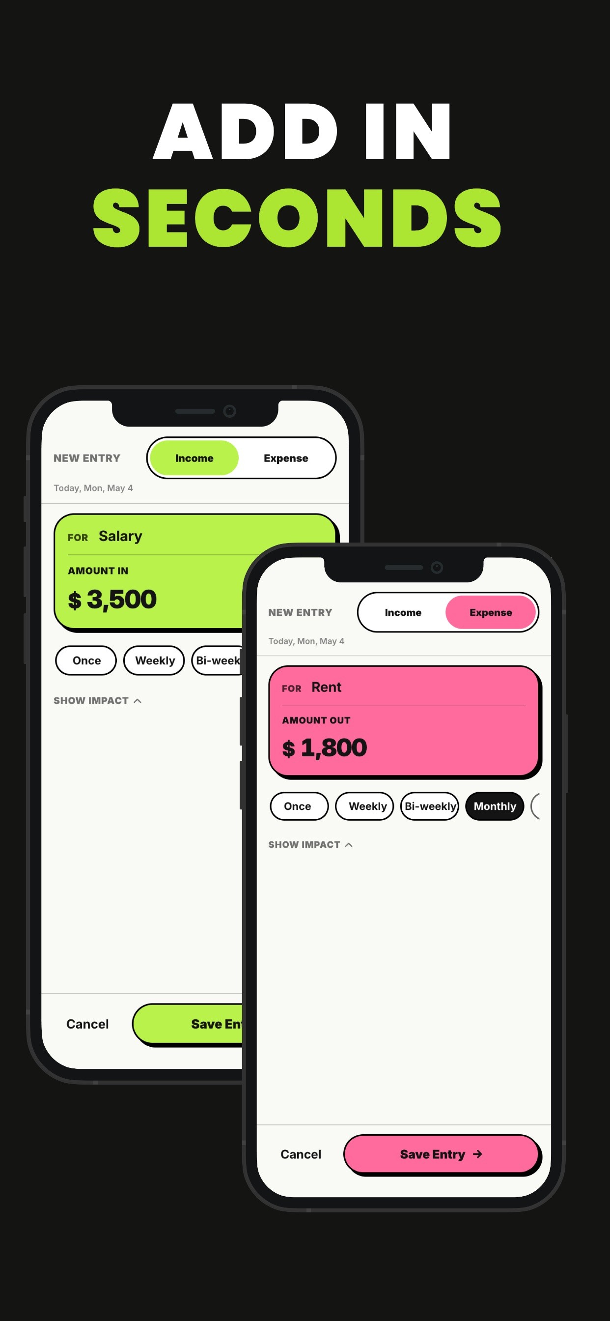 Budget Planner: Spency iPhone screenshot 5