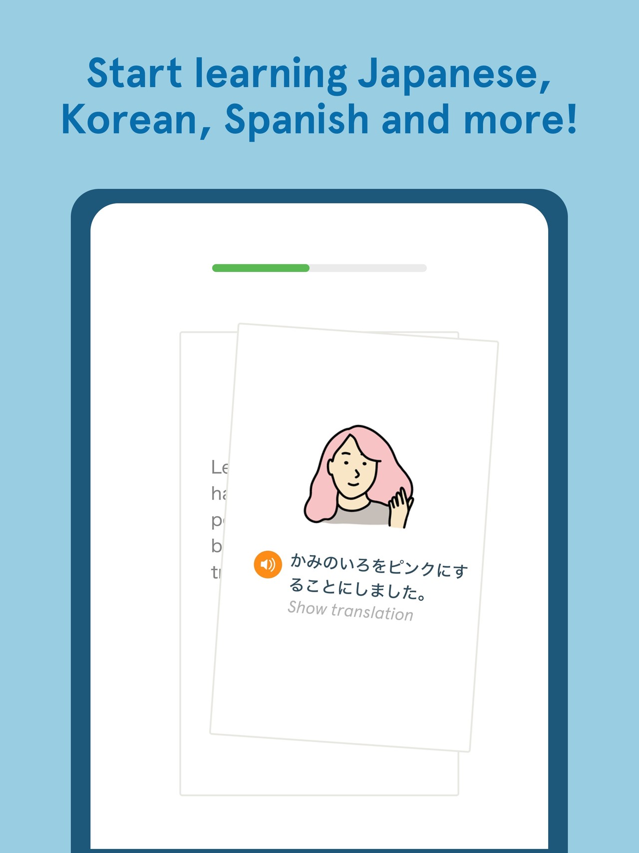 Bunpo: Learn Japanese iPad screenshot 1