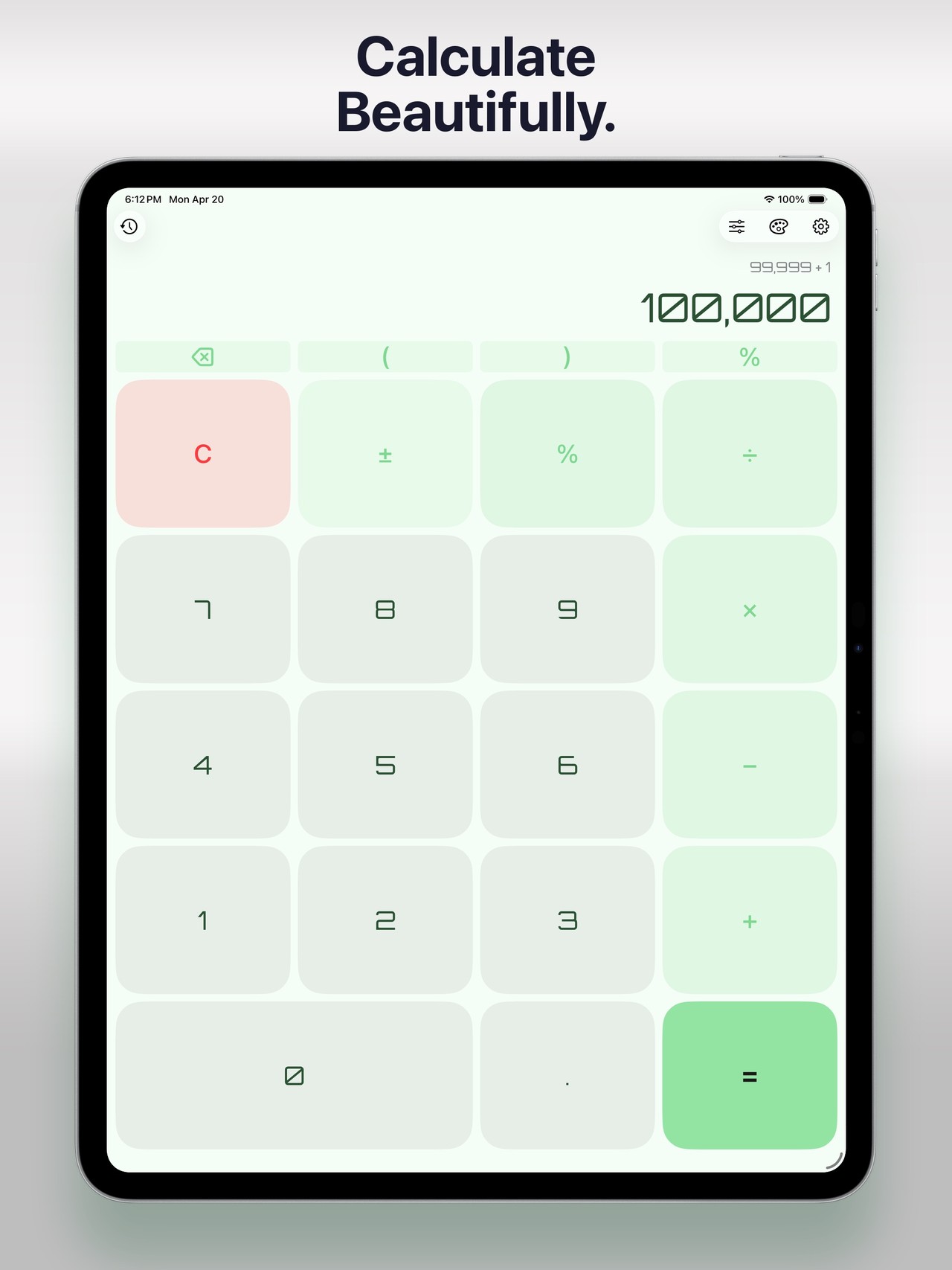 Calcandy - Themed Calculator iPad screenshot 1