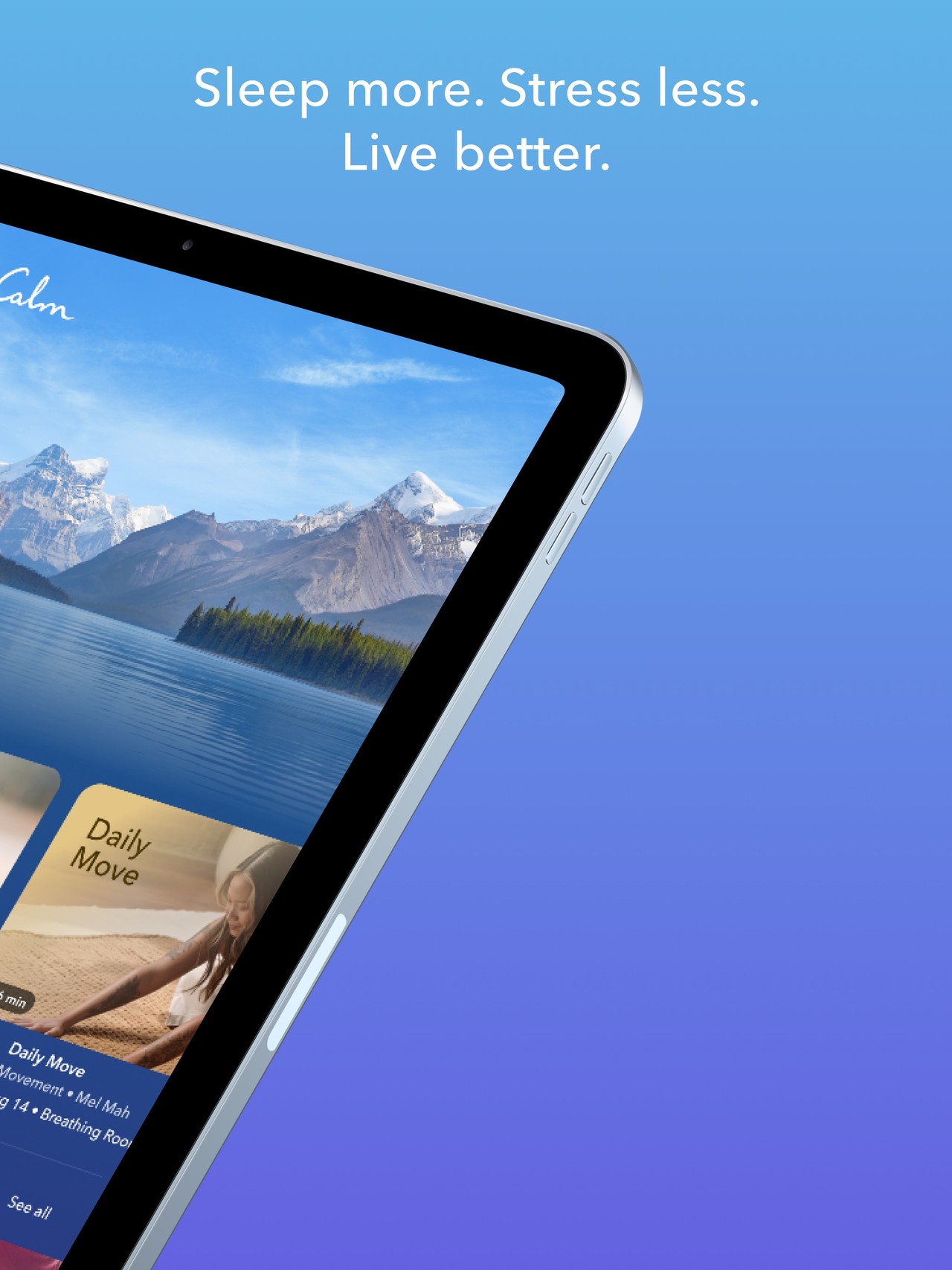 Calm iPad screenshot 2
