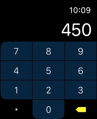Calzy Apple Watch screenshot 1