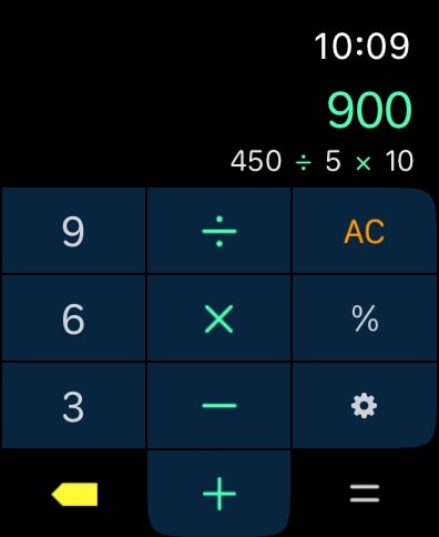 Calzy Apple Watch screenshot 2