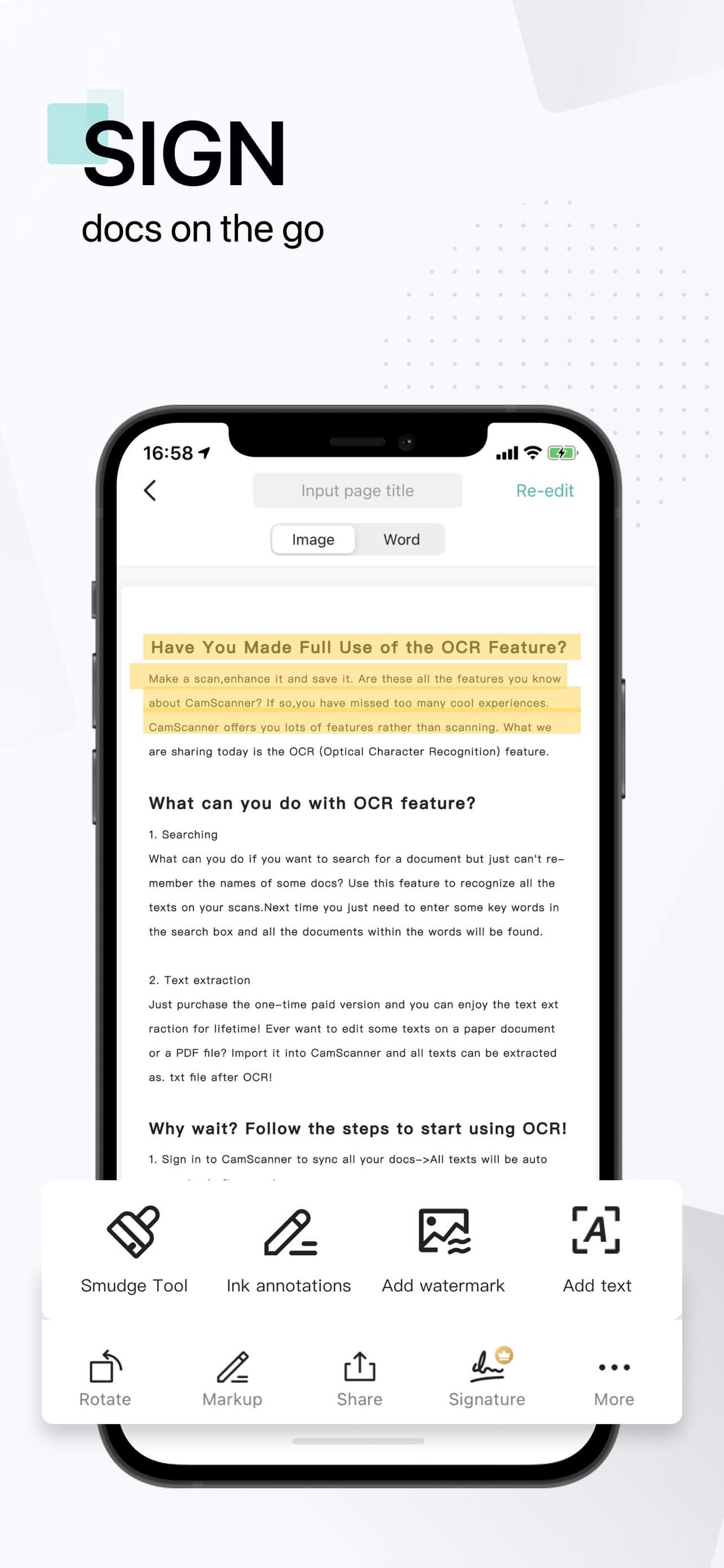 CamScanner - PDF Scanner App iPhone screenshot 5
