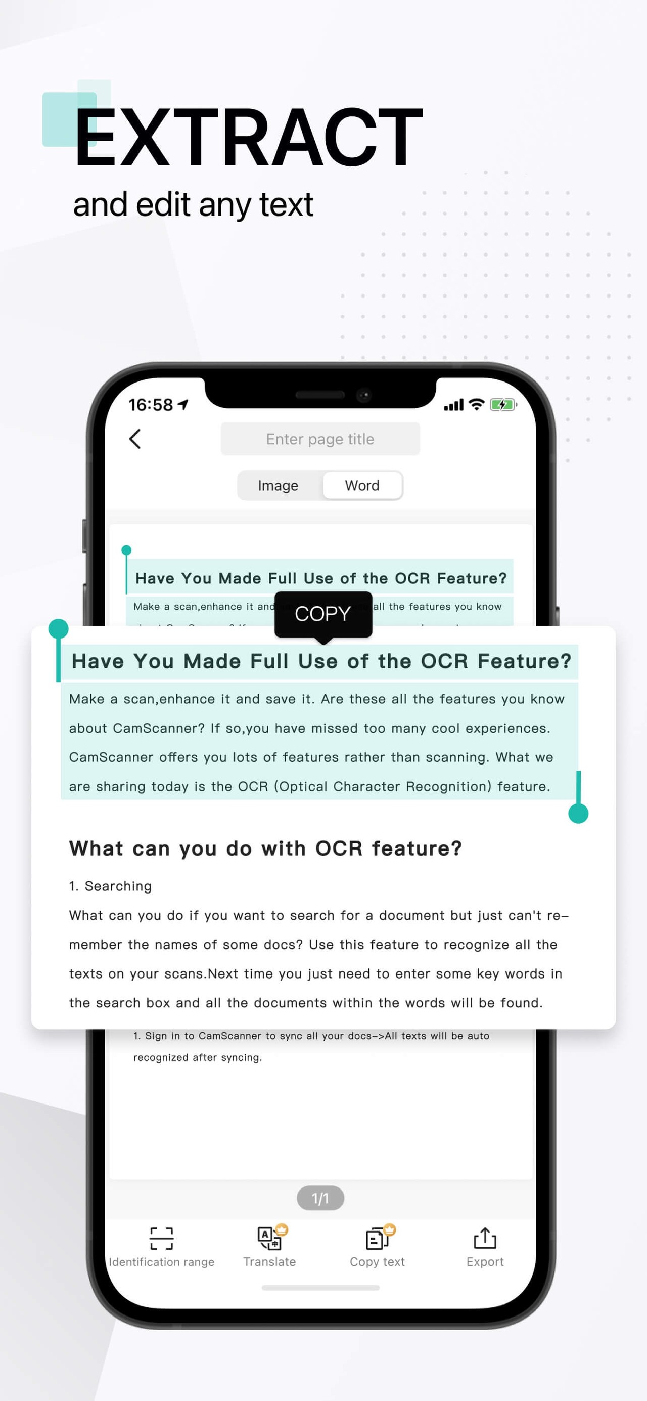 CamScanner - PDF Scanner App iPhone screenshot 6