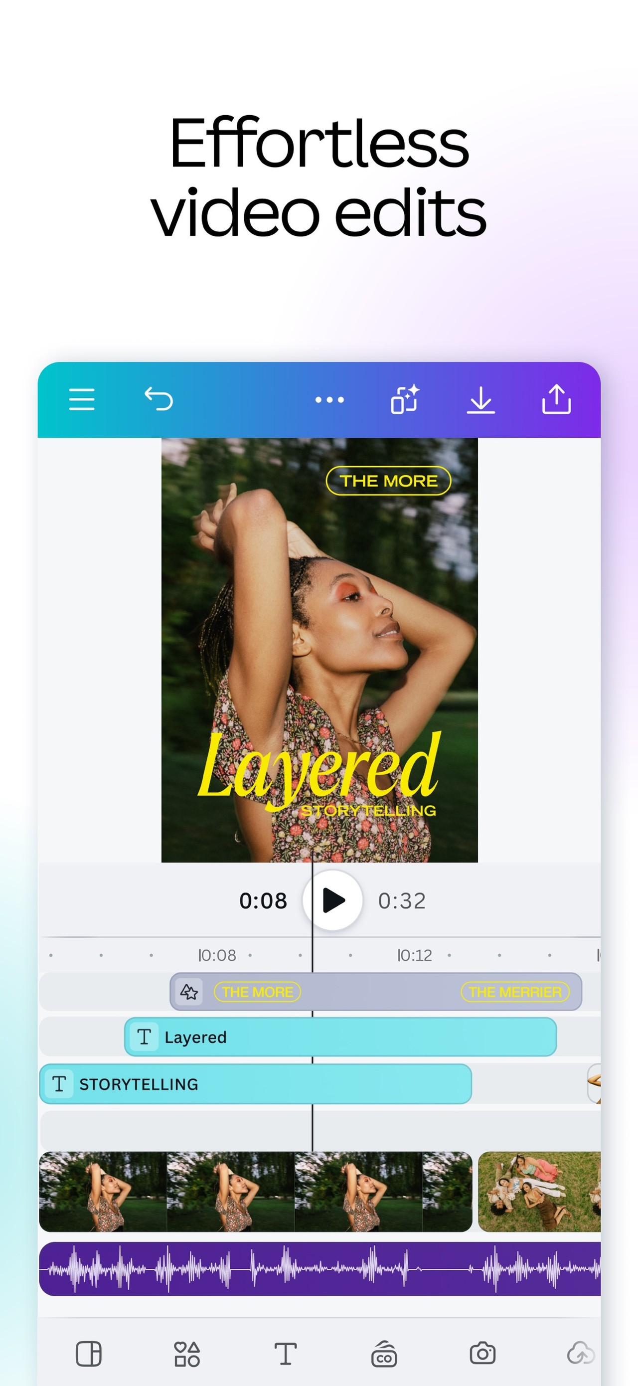 Canva: AI Video & Photo Editor iPhone screenshot 4