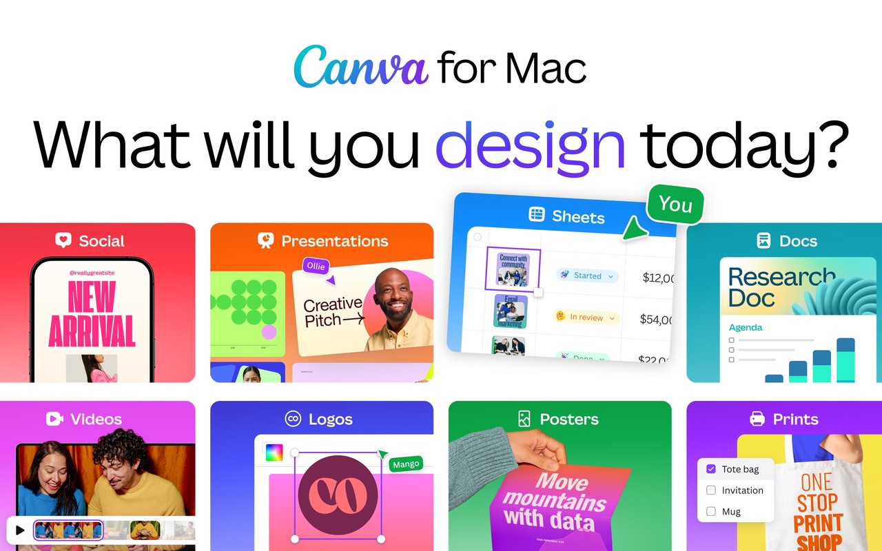 Canva: AI Video & Photo Editor Mac screenshot 1