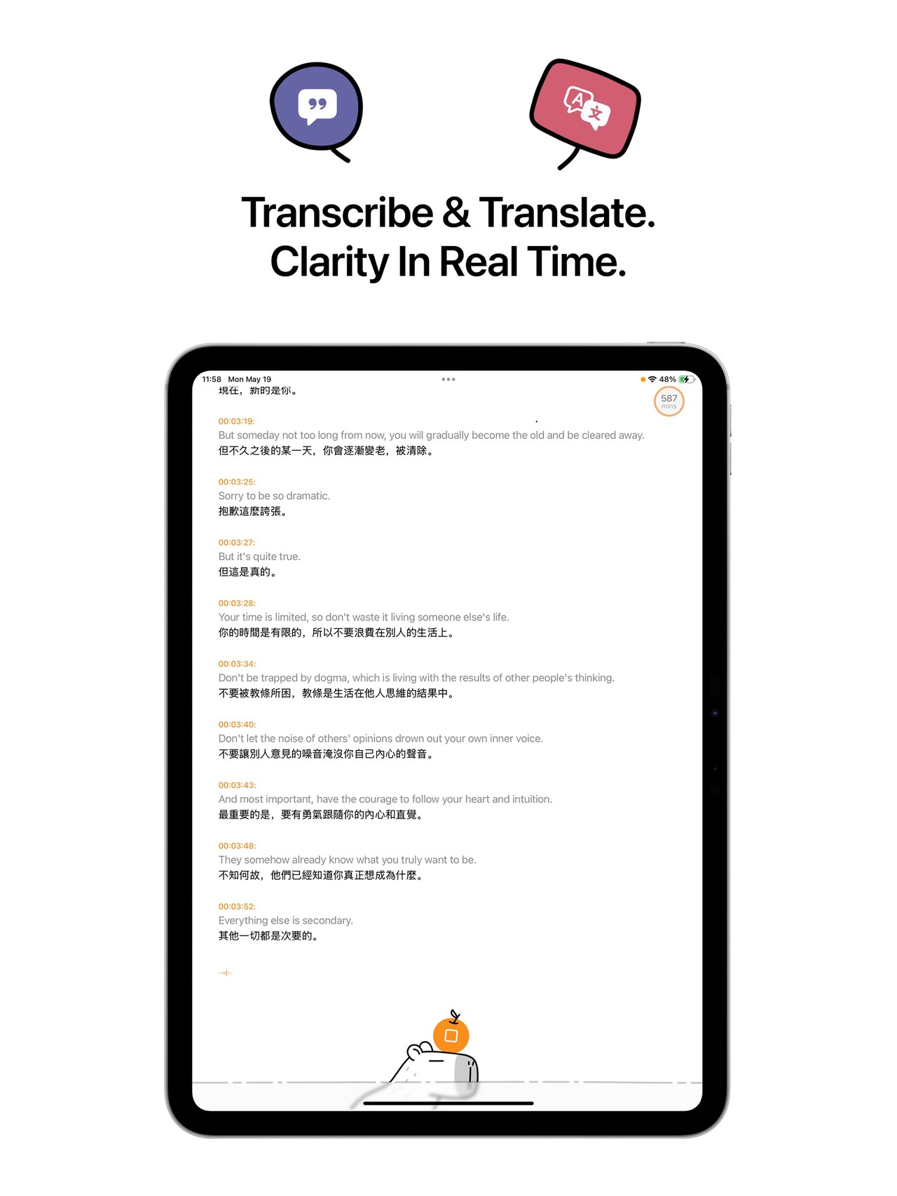 Capy - AI Meeting Translator iPad screenshot 2
