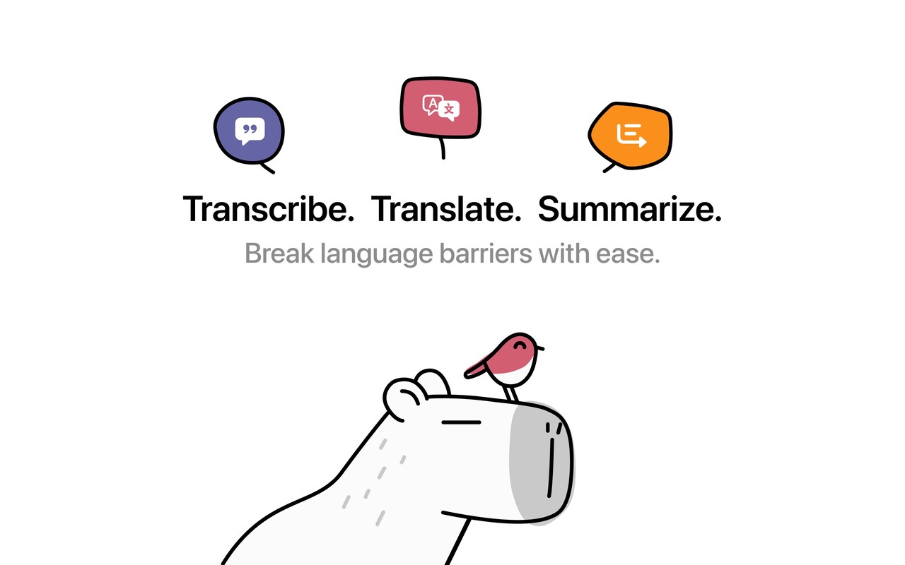 Capy - AI Meeting Translator Mac screenshot 1