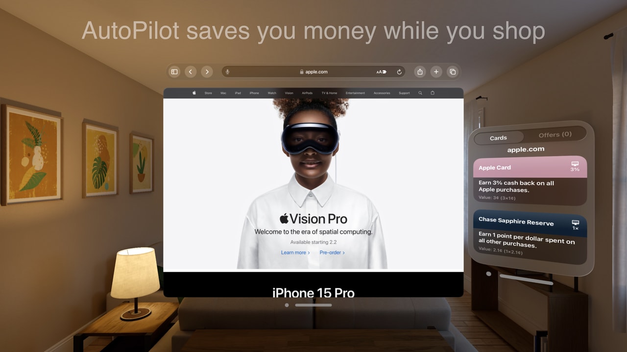 CardPointers for Credit Cards Apple Vision screenshot 4
