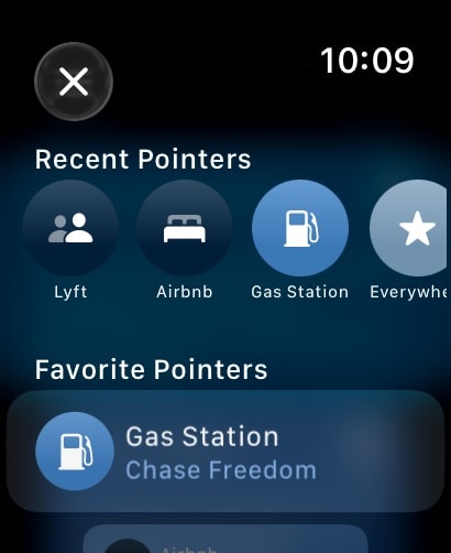 CardPointers for Credit Cards Apple Watch screenshot 4