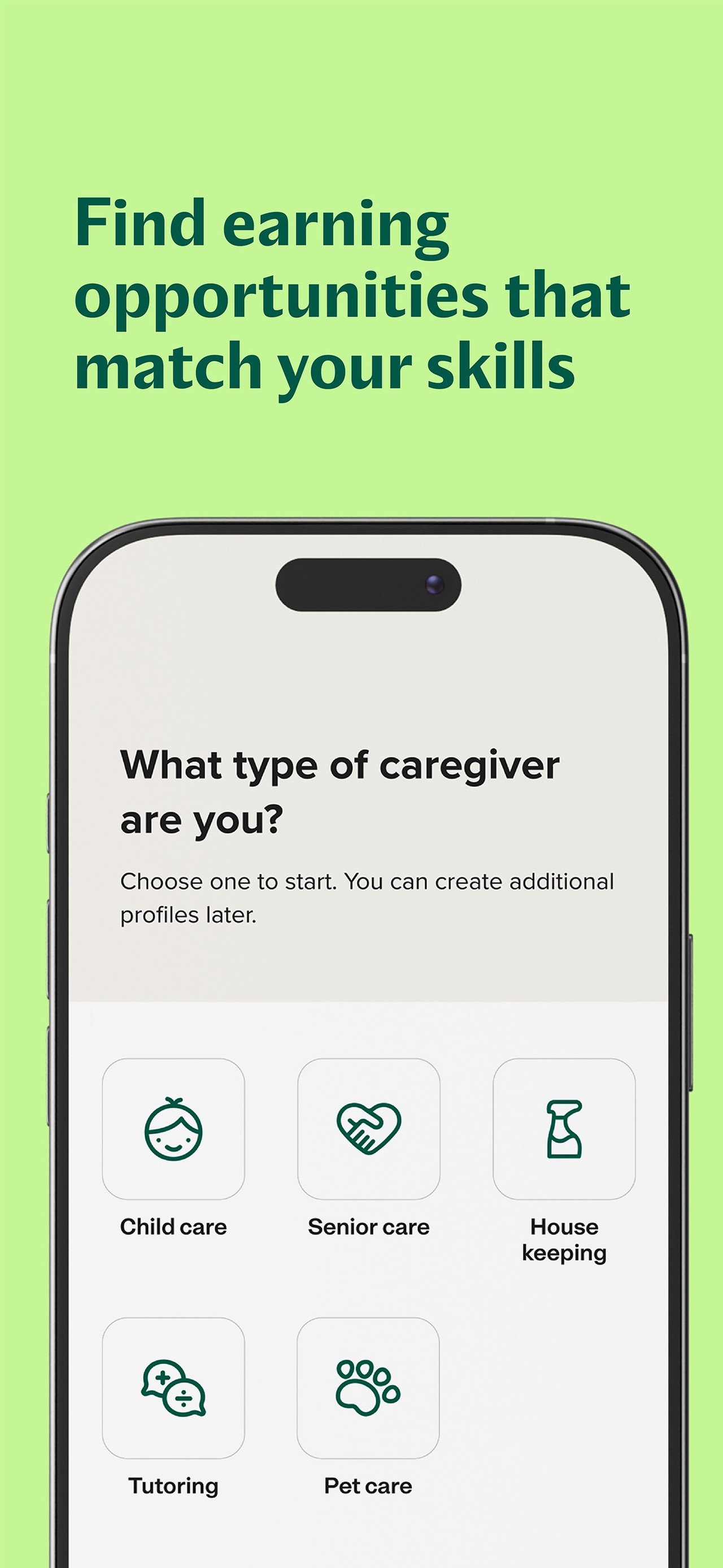 Care.com Caregiver: Find Jobs iPhone screenshot 1