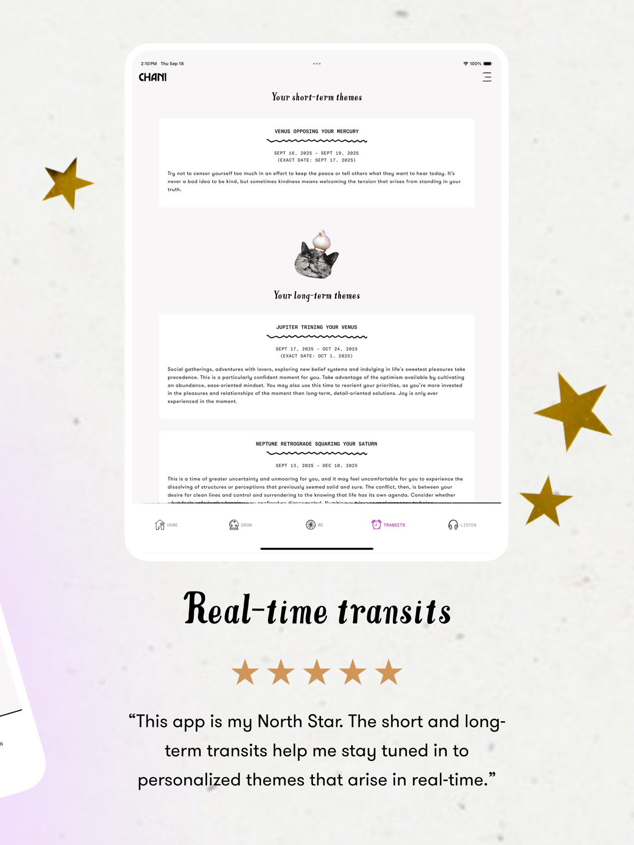 CHANI: Your Astrology Guide iPad screenshot 2