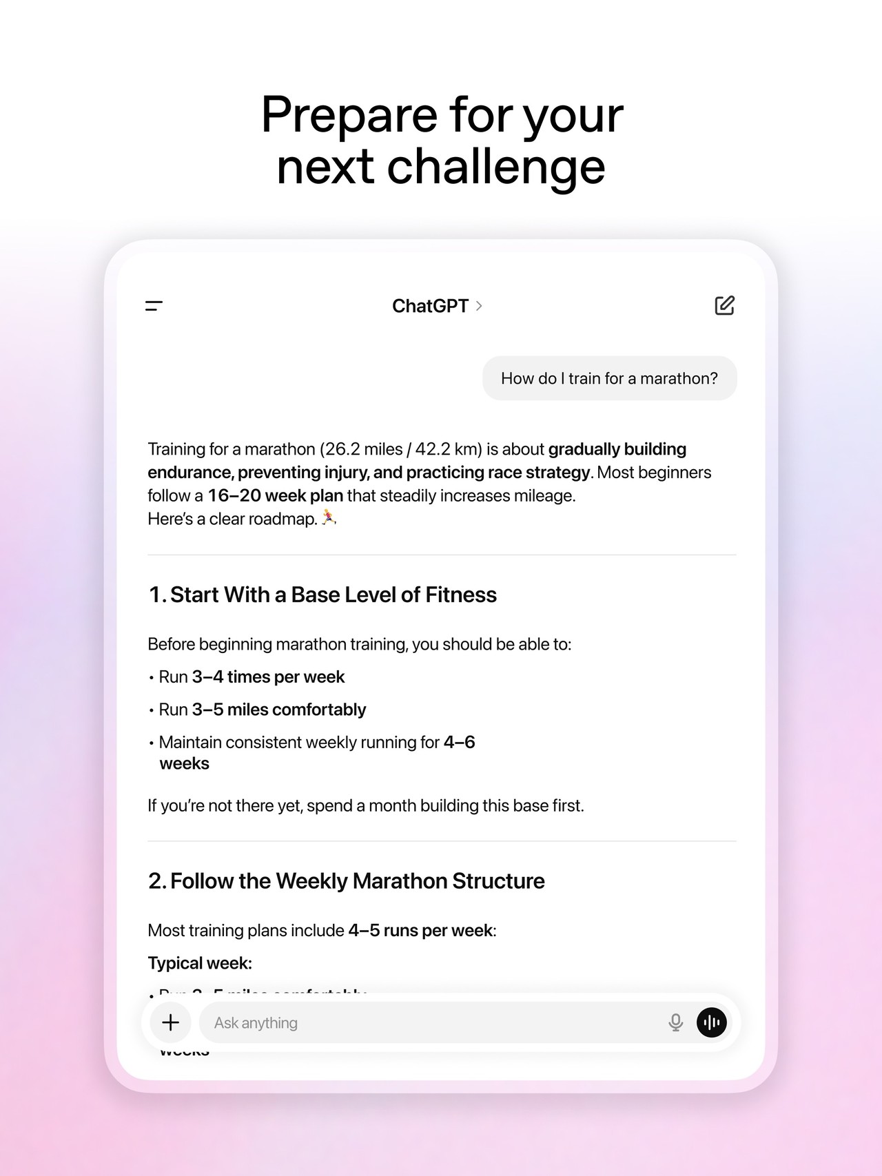ChatGPT iPad screenshot 3