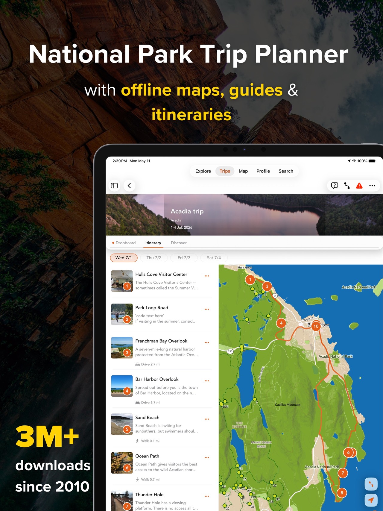 Chimani: National Parks iPad screenshot 1