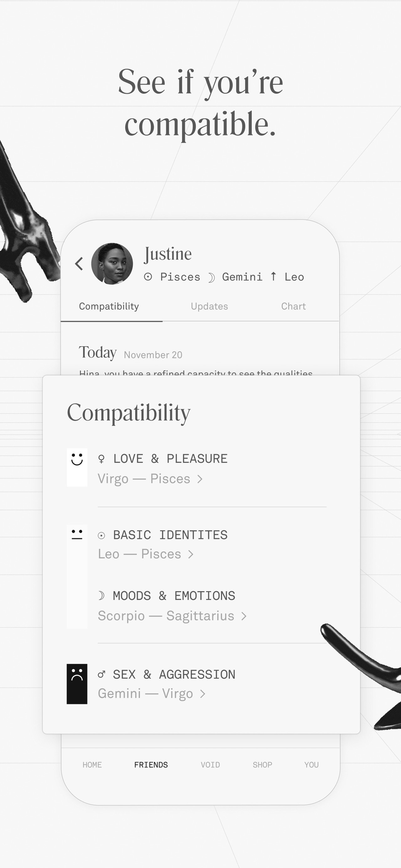 Co–Star Personalized Astrology iPhone screenshot 3