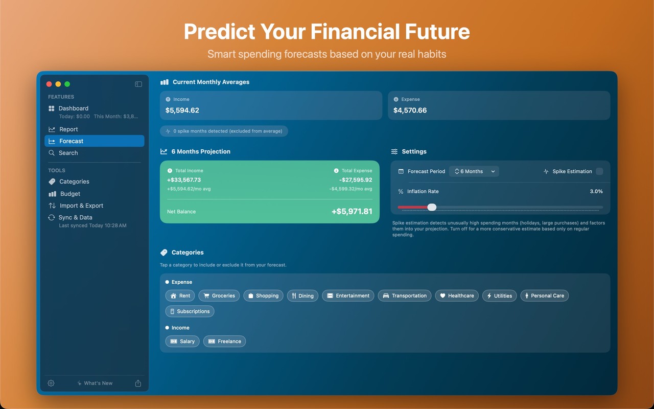 Coins - Spending Tracker Mac screenshot 4