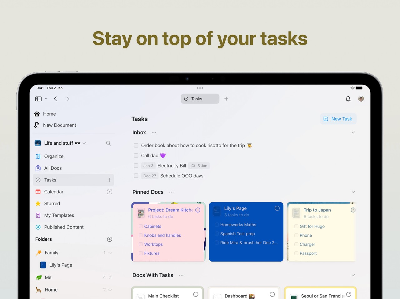 Craft: Notes, Documents, AI iPad screenshot 3