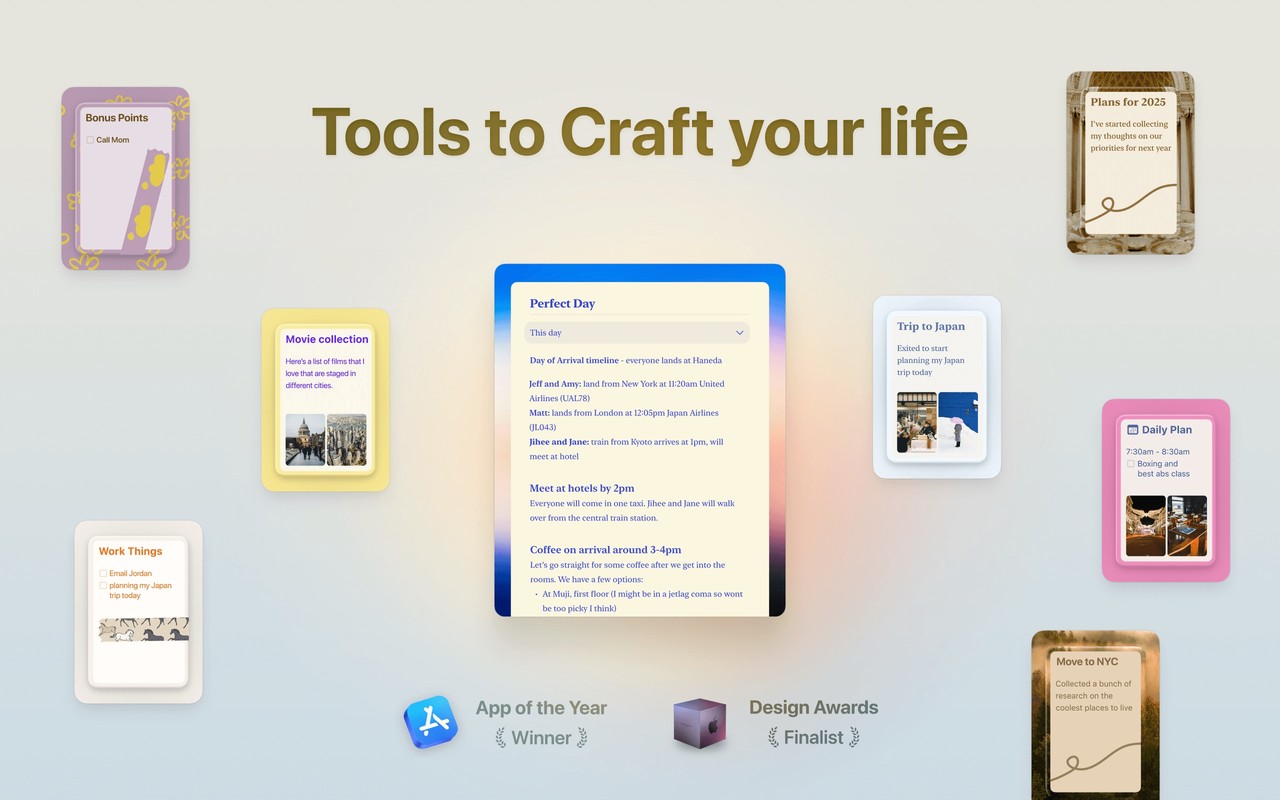 Craft: Notes, Documents, AI Mac screenshot 1