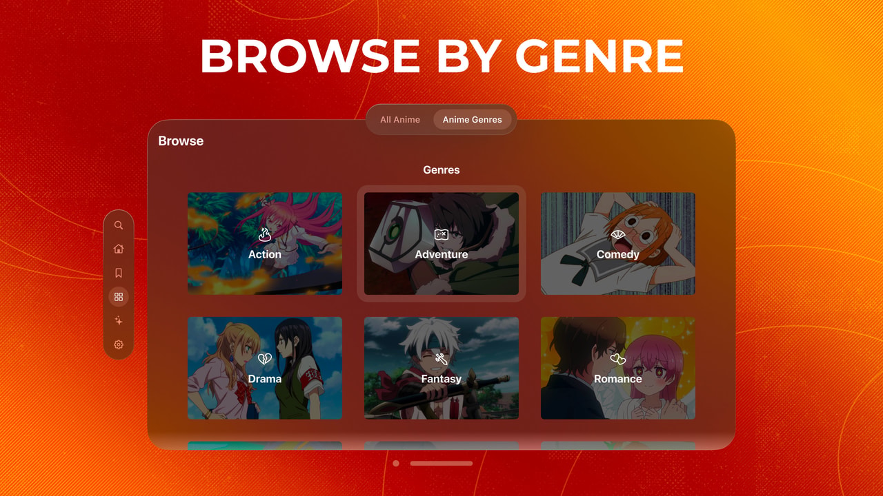 Crunchyroll Apple Vision screenshot 4