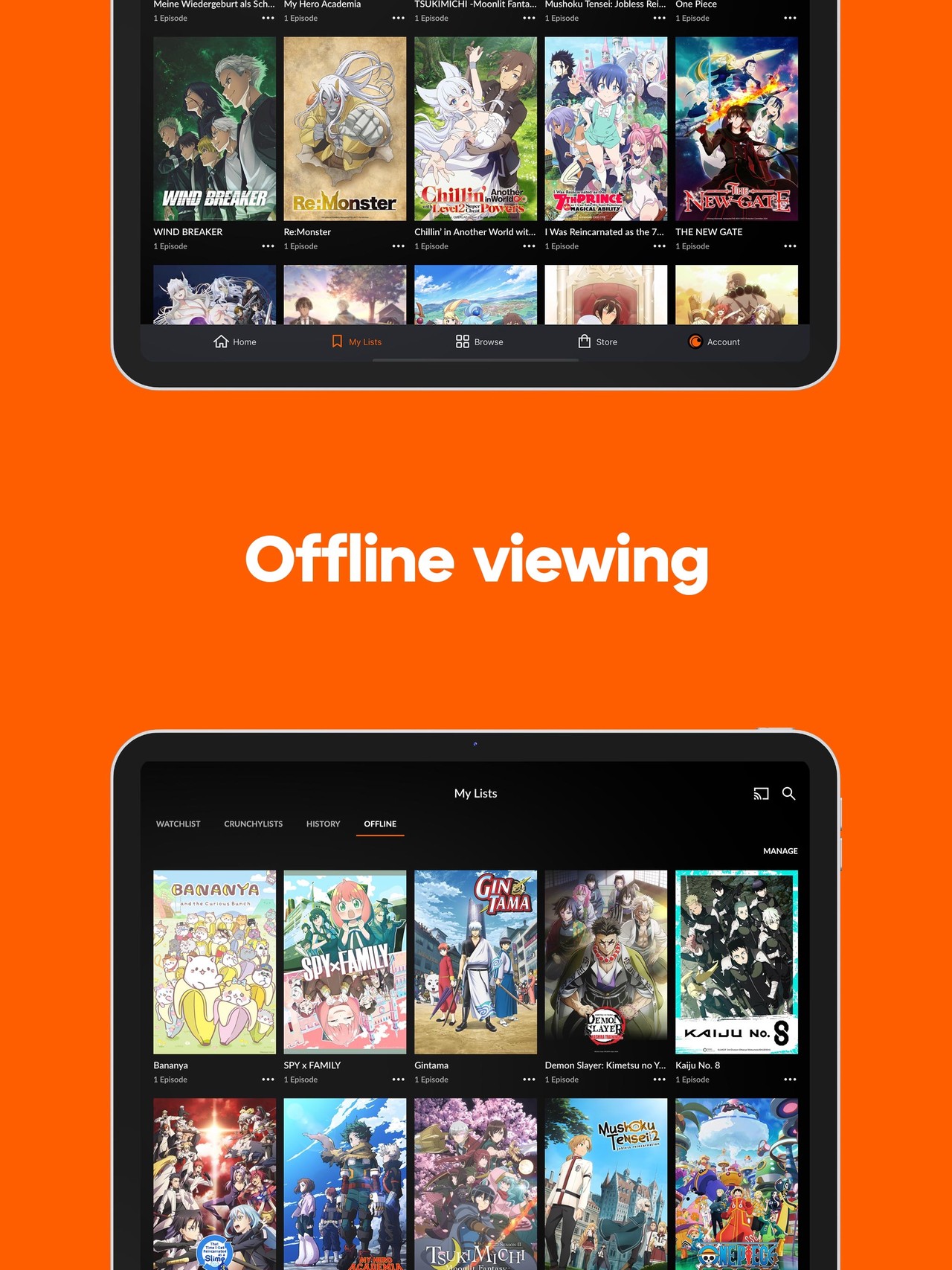 Crunchyroll iPad screenshot 5