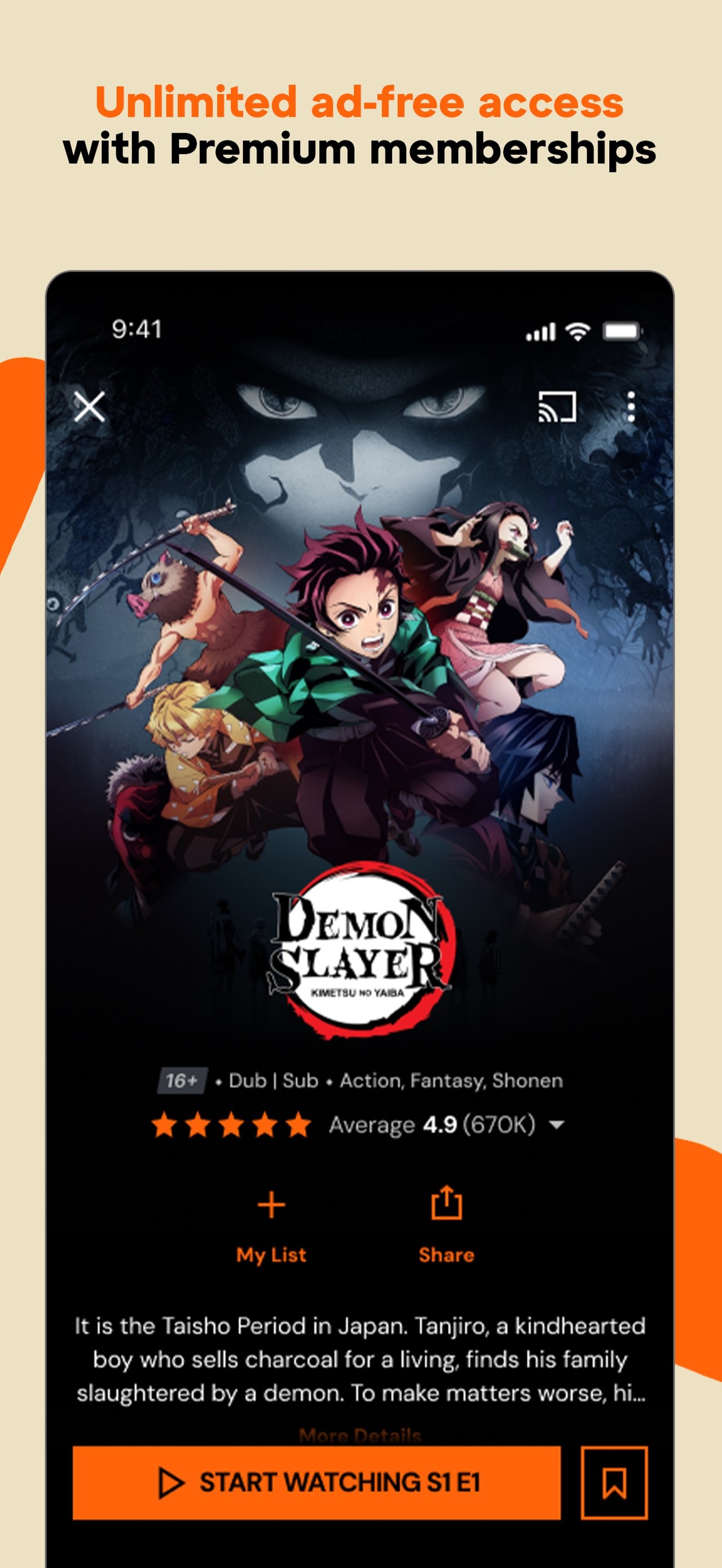 Crunchyroll iPhone screenshot 3