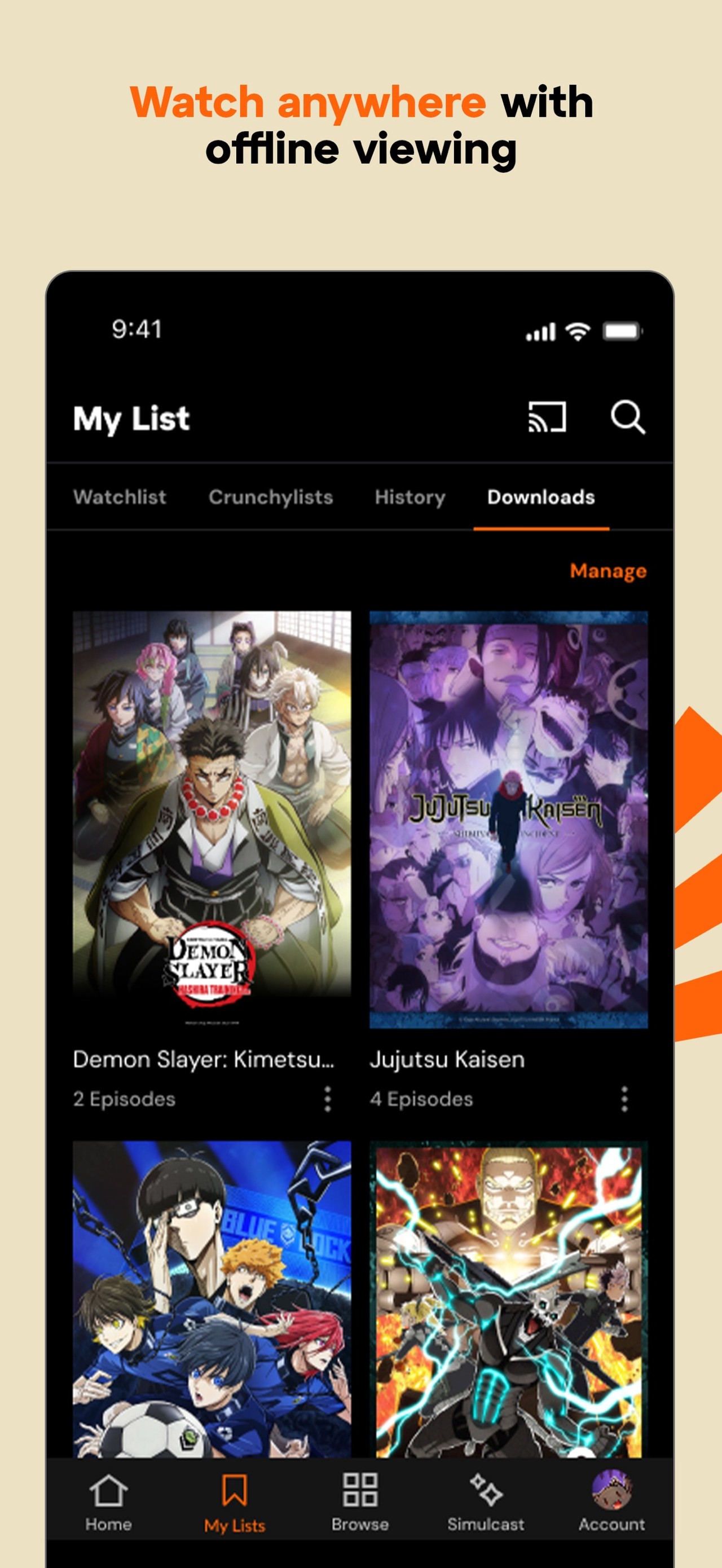Crunchyroll iPhone screenshot 5