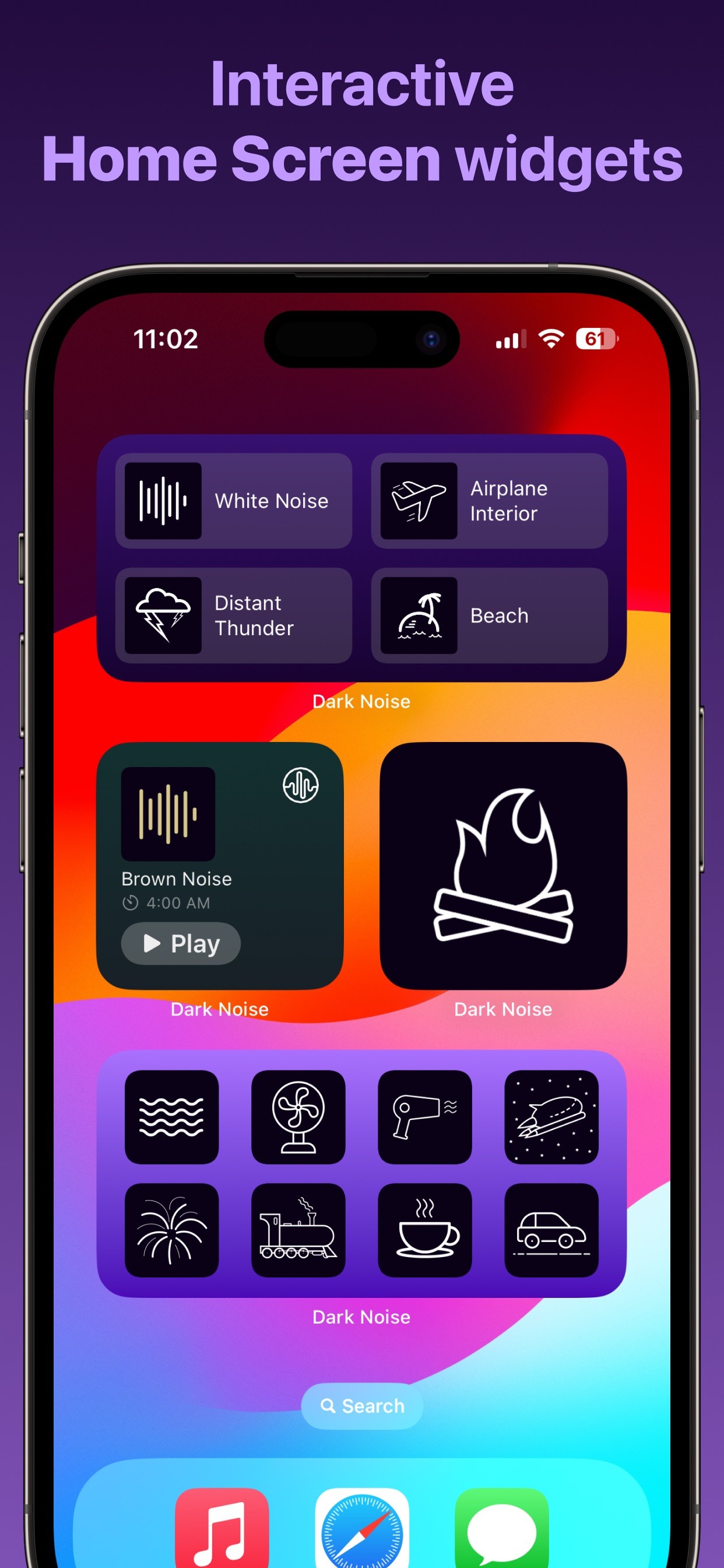 Dark Noise: Ambient Sounds iPhone screenshot 4