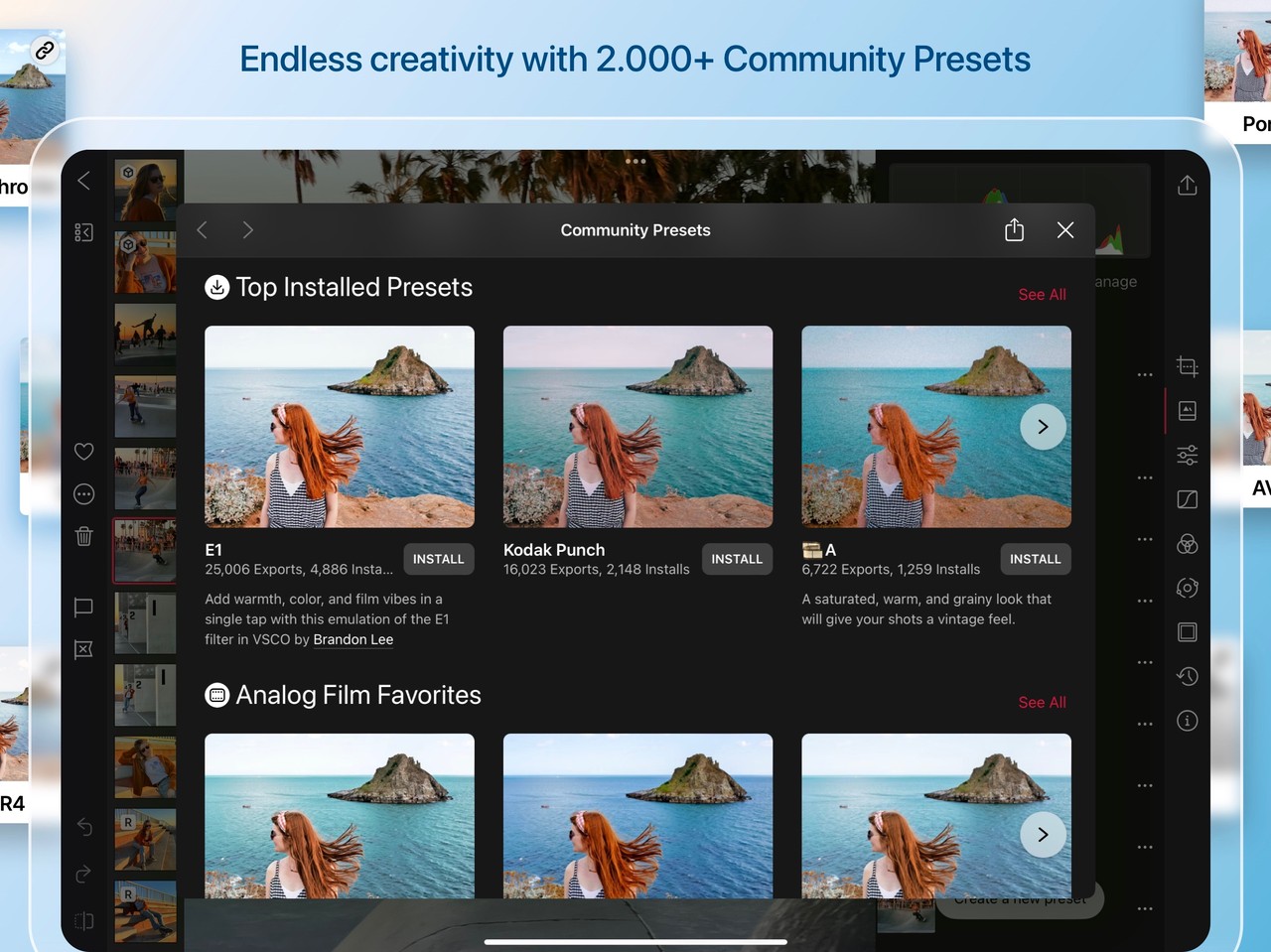 Darkroom: Photo & Video Editor iPad screenshot 3