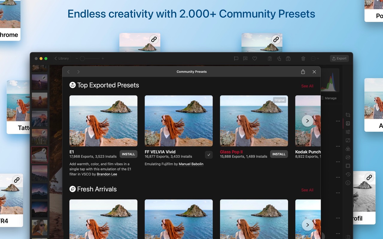 Darkroom: Photo & Video Editor Mac screenshot 3