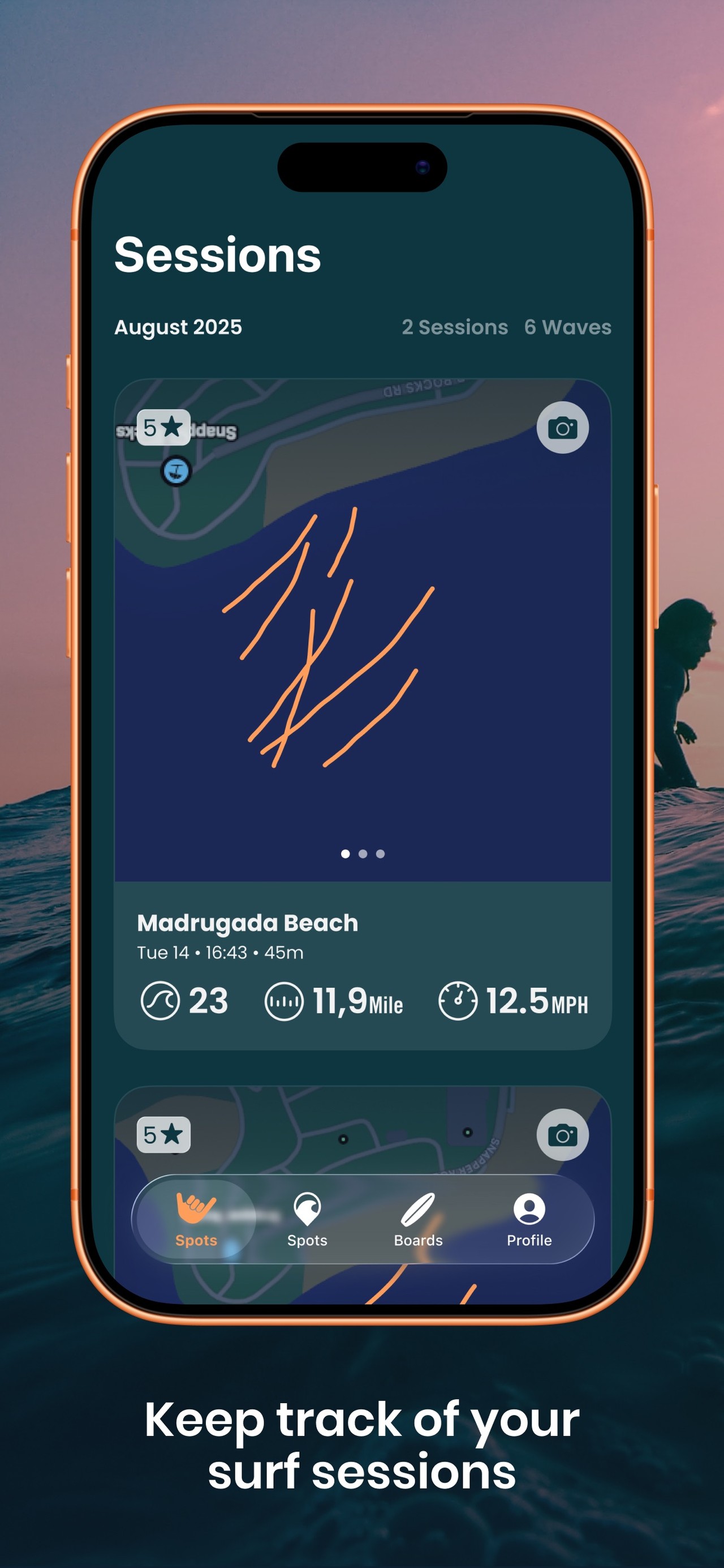 Dawn Patrol iPhone screenshot 2