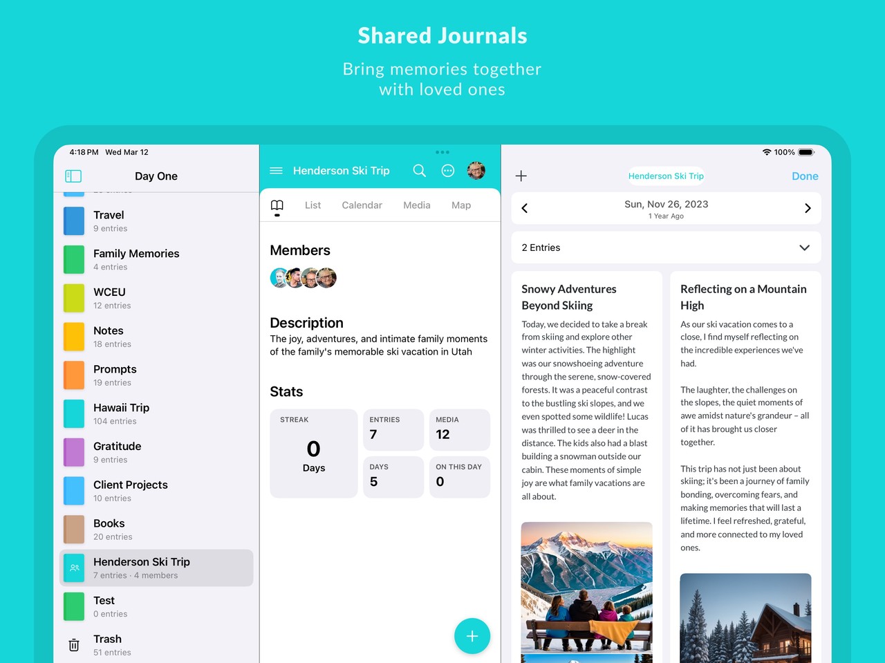 Day One: Daily Journal & Diary iPad screenshot 4