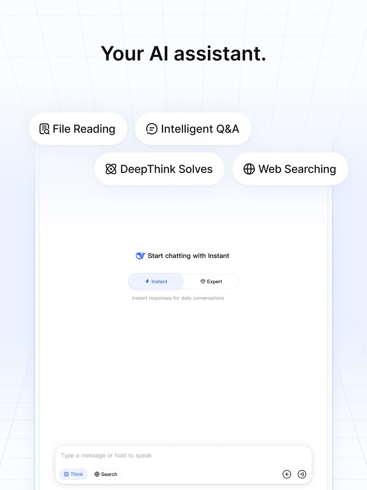 DeepSeek - AI Assistant iPad screenshot 1