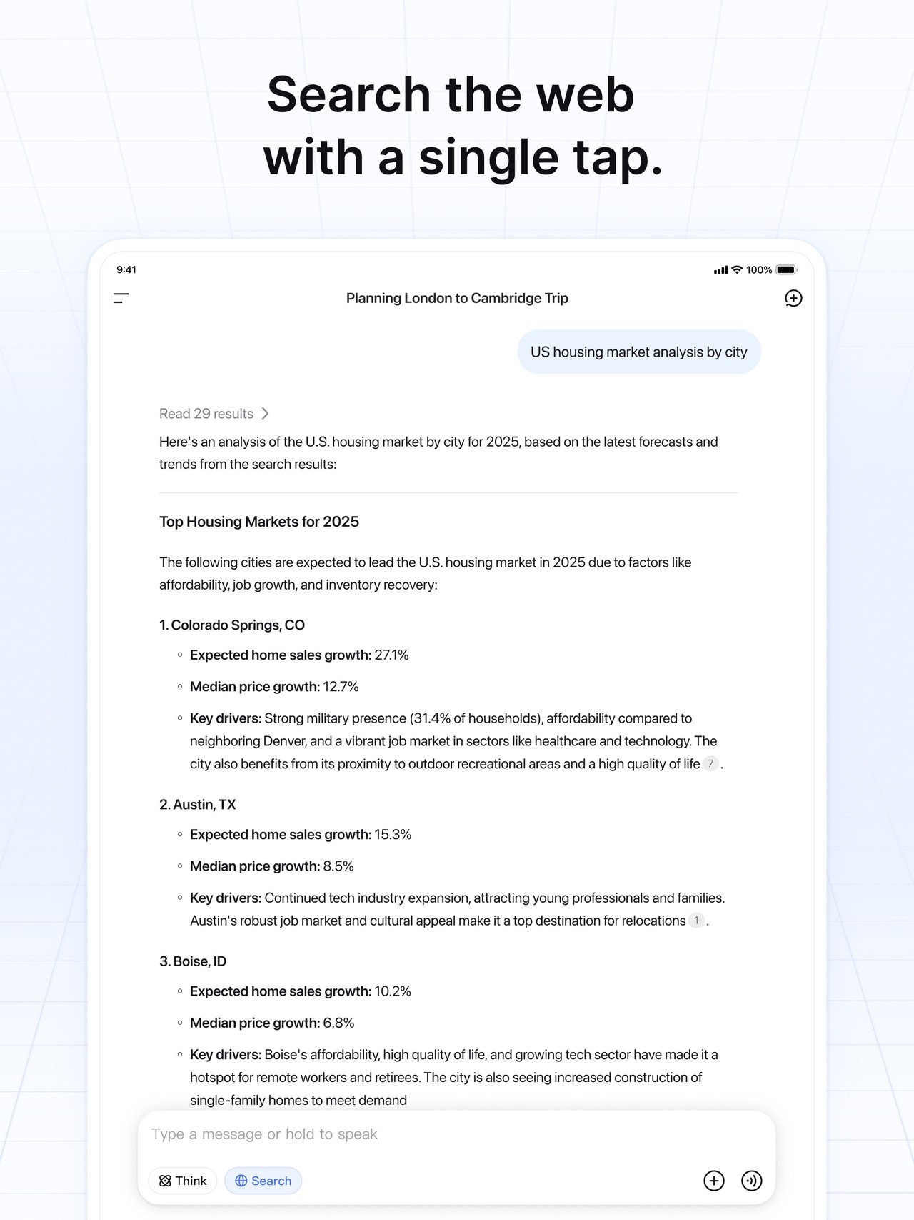 DeepSeek - AI Assistant iPad screenshot 3