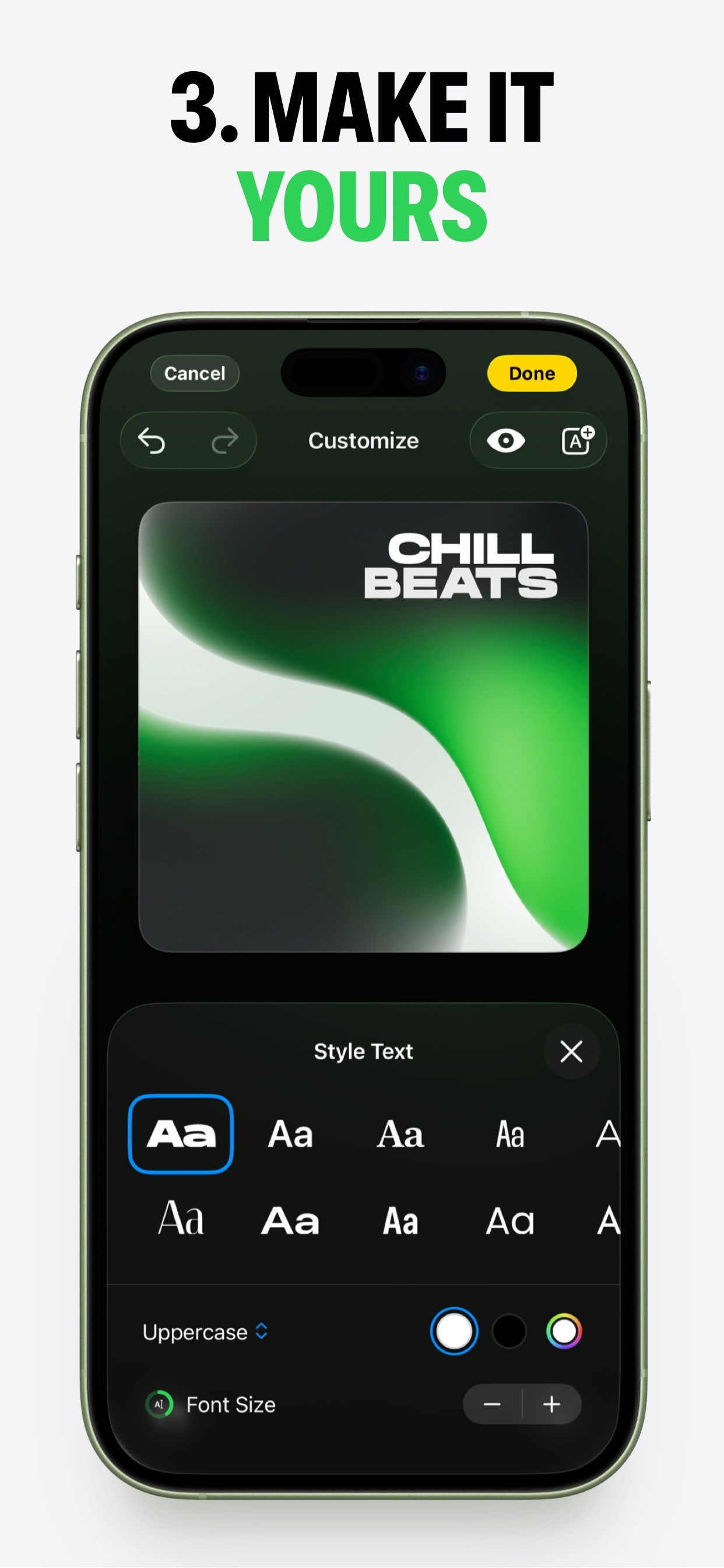 Denim - Playlist Cover Maker iPhone screenshot 6