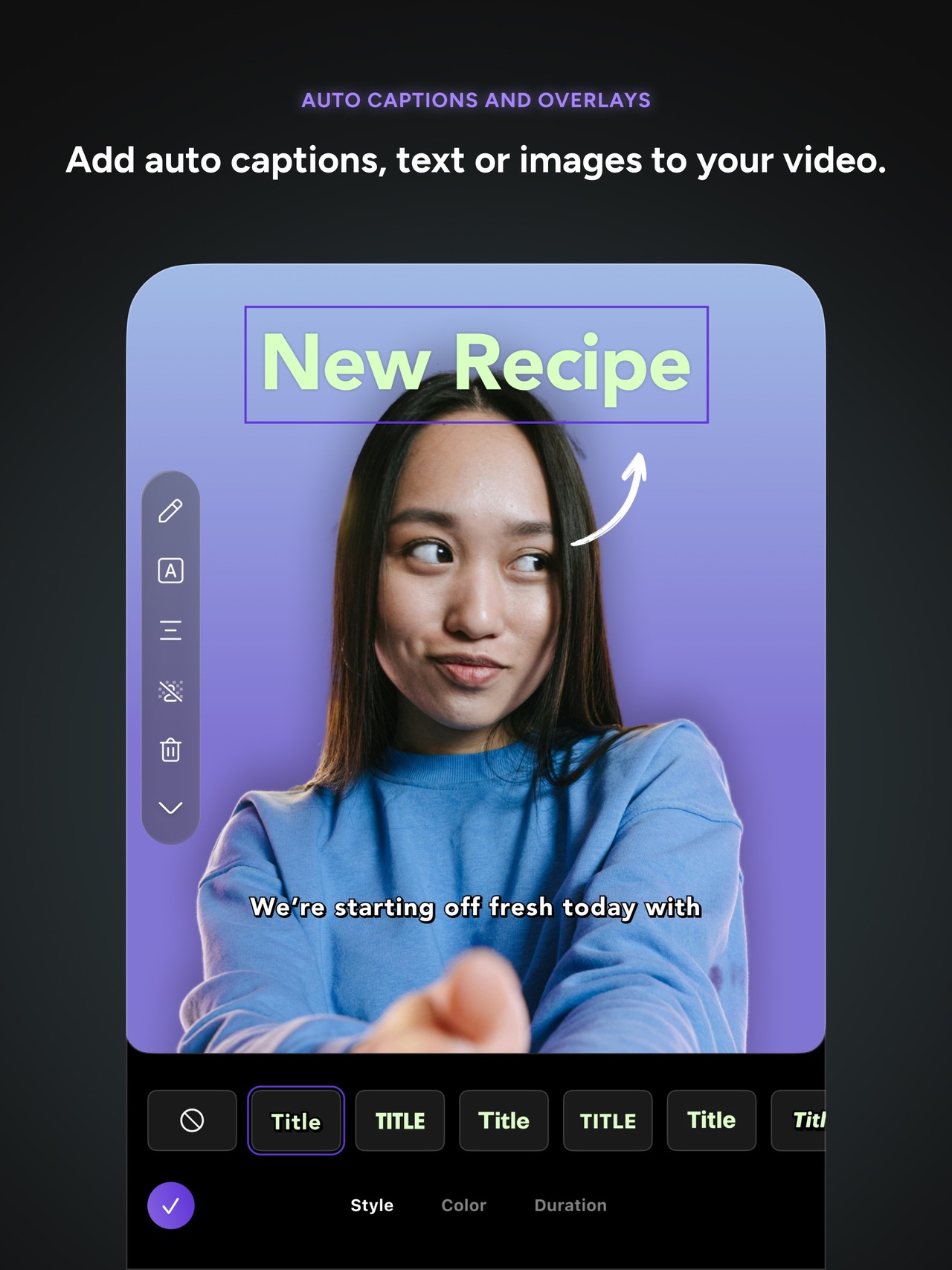 Detail: AI Video Editor iPad screenshot 5