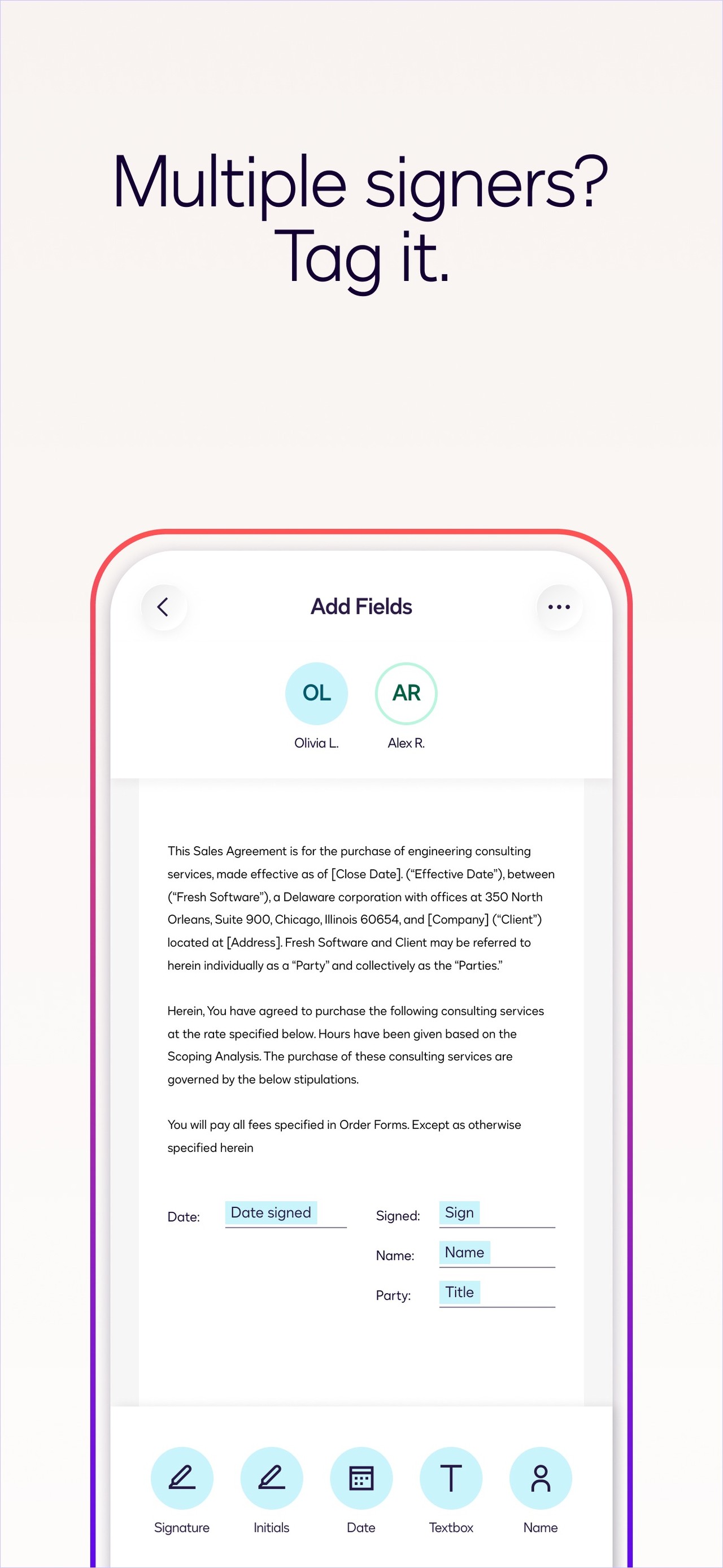 Docusign - Upload & Sign Docs iPhone screenshot 5