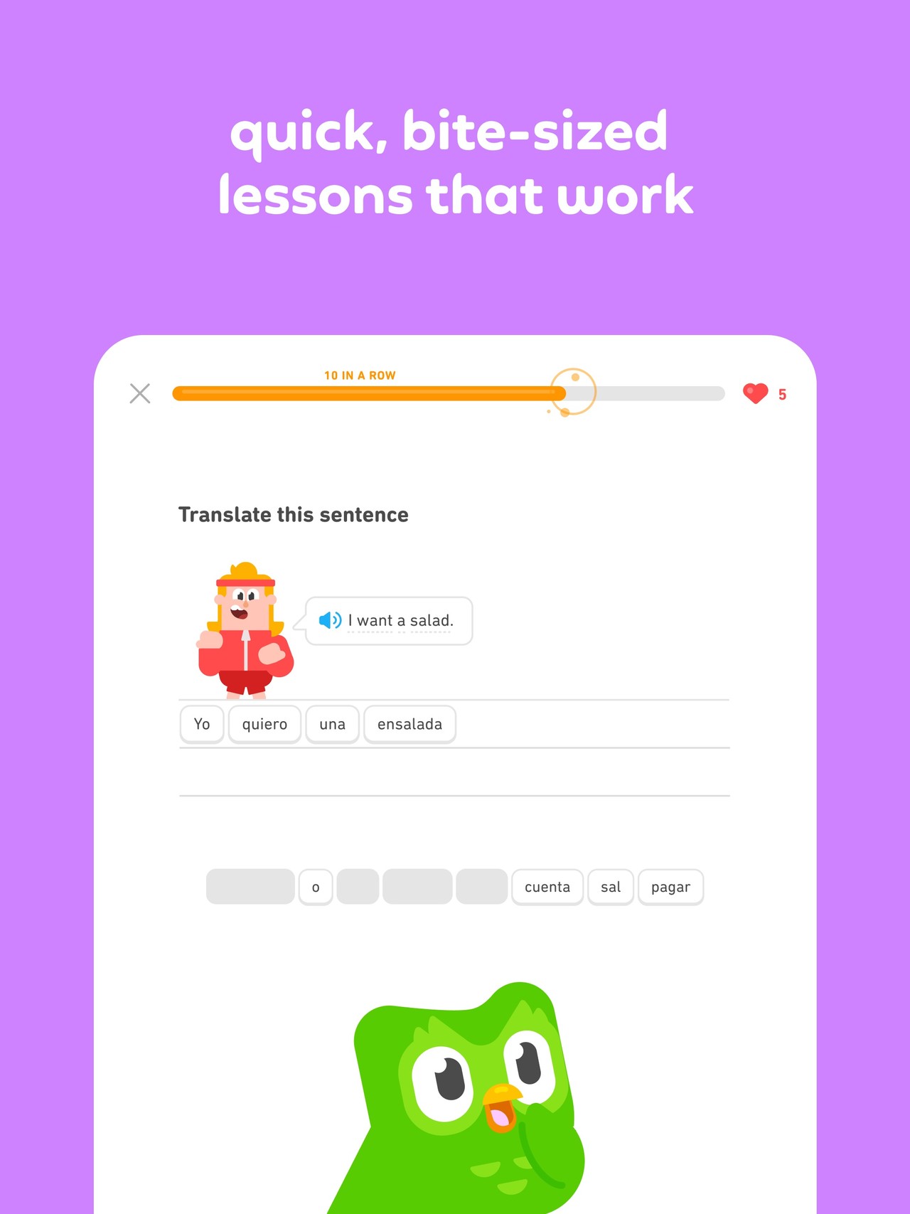 Duolingo: Language Lessons iPad screenshot 3