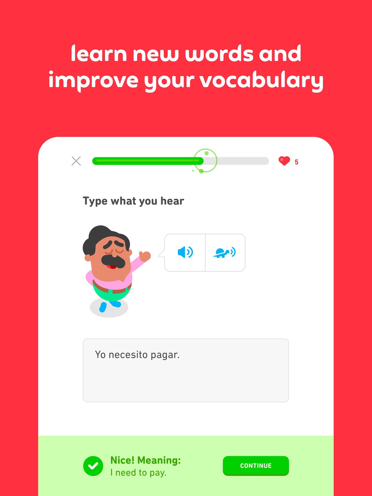 Duolingo: Language Lessons iPad screenshot 5