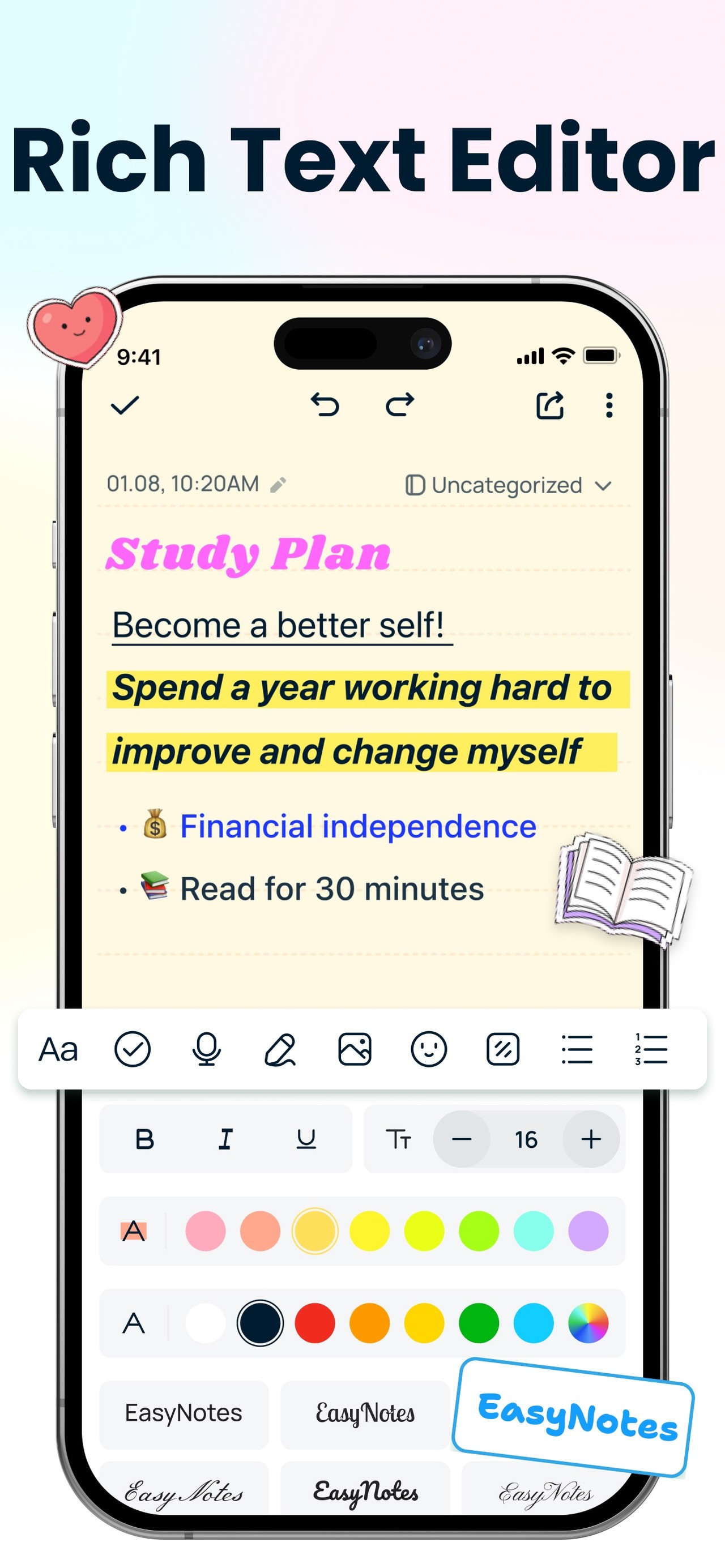 EasyNotes - Note Taking Apps iPhone screenshot 3