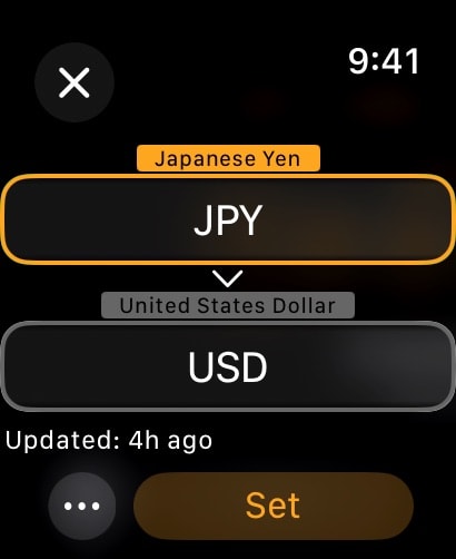 Elk Currency Converter Apple Watch screenshot 2