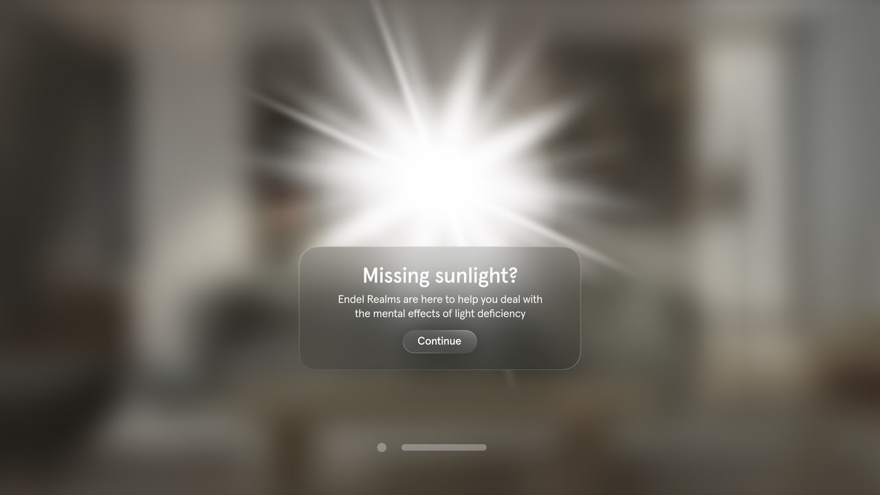 Endel: Focus & Sleep Sounds Apple Vision screenshot 2