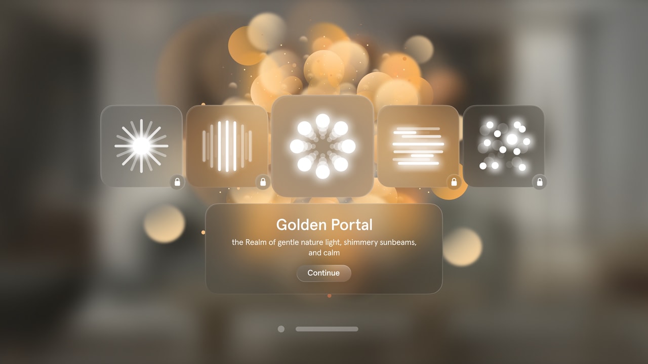 Endel: Focus & Sleep Sounds Apple Vision screenshot 4