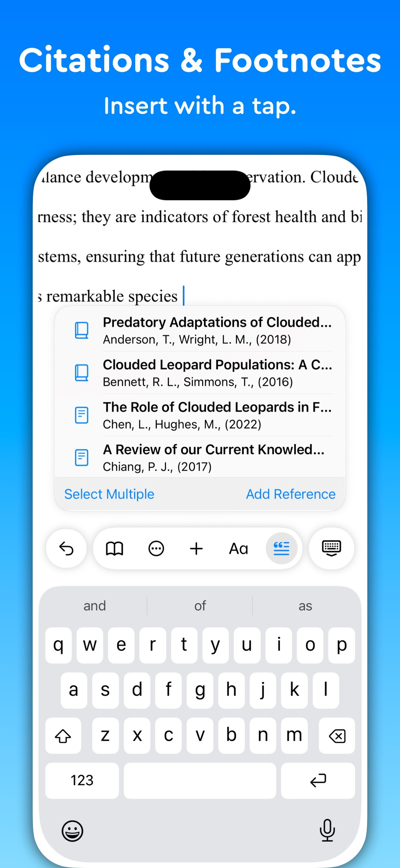 Essayist: Academic Writing App iPhone screenshot 6