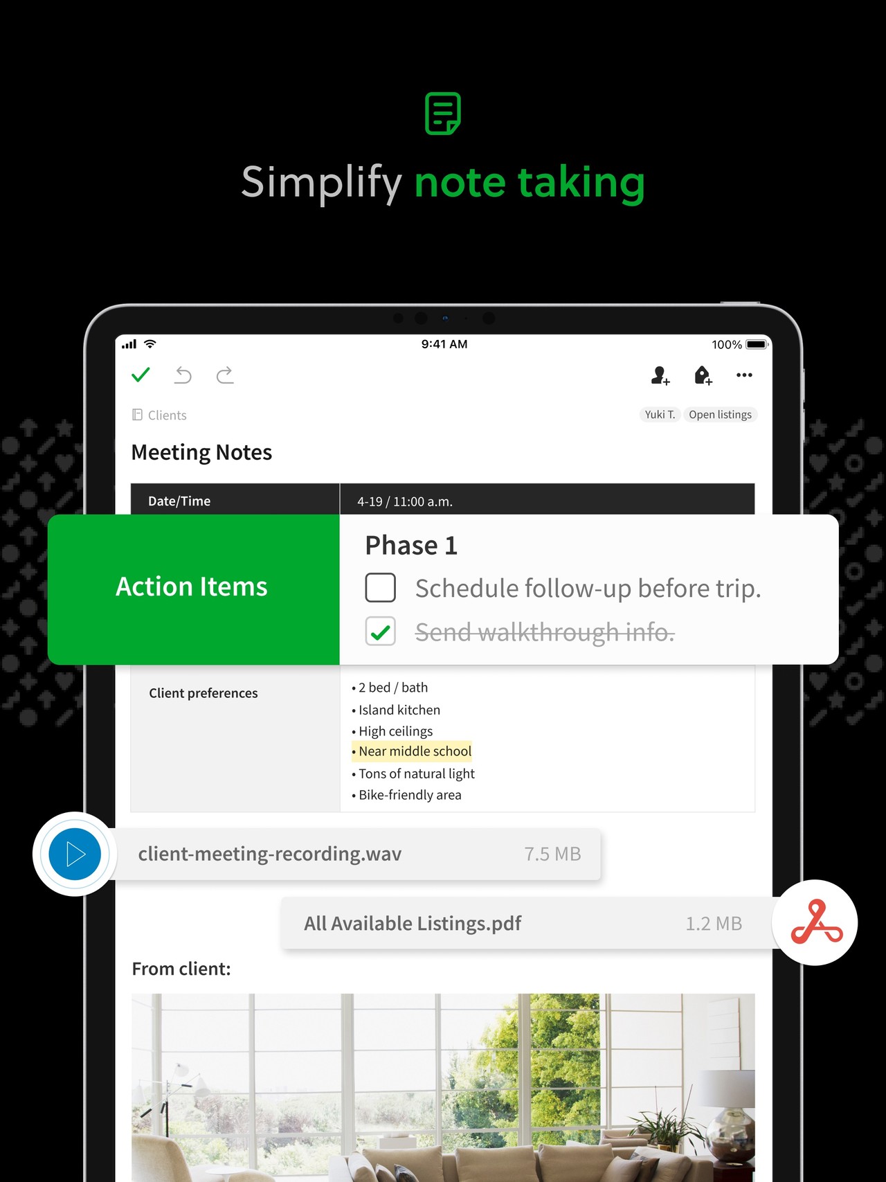 Evernote - Notes Organizer iPad screenshot 1