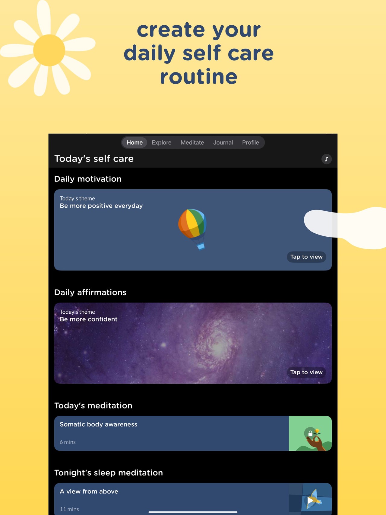 Evolve: Self-Care & ADHD Coach iPad screenshot 3