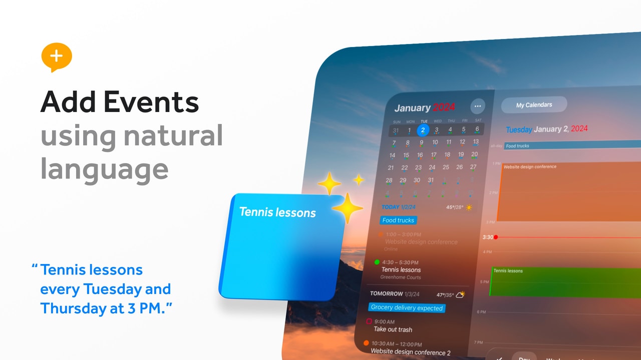 Fantastical Calendar Apple Vision screenshot 2