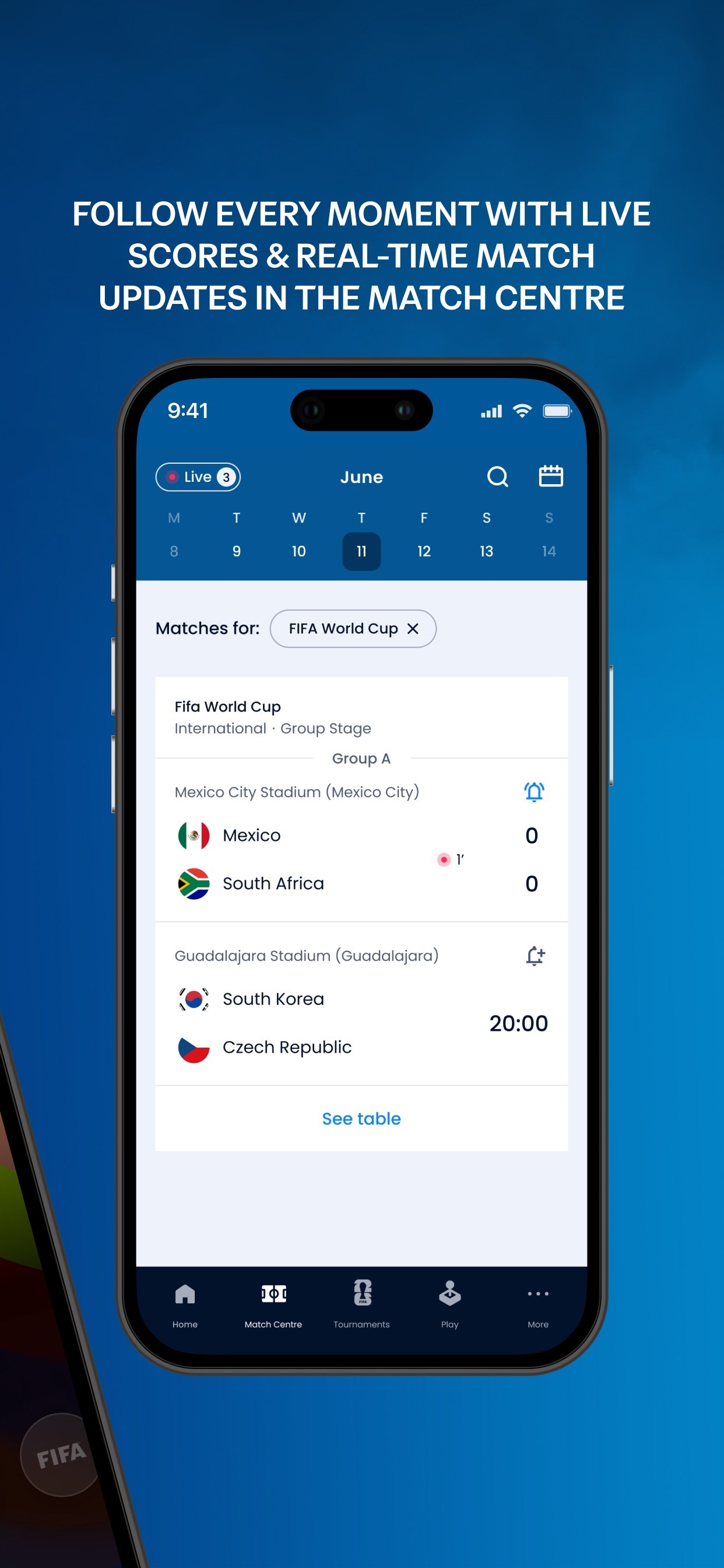 FIFA Official App iPhone screenshot 2