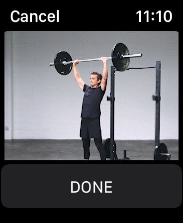 Fitbod: Gym & Fitness Planner Apple Watch screenshot 2