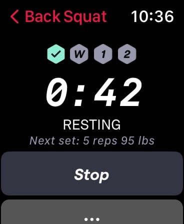 Fitbod: Gym & Fitness Planner Apple Watch screenshot 6